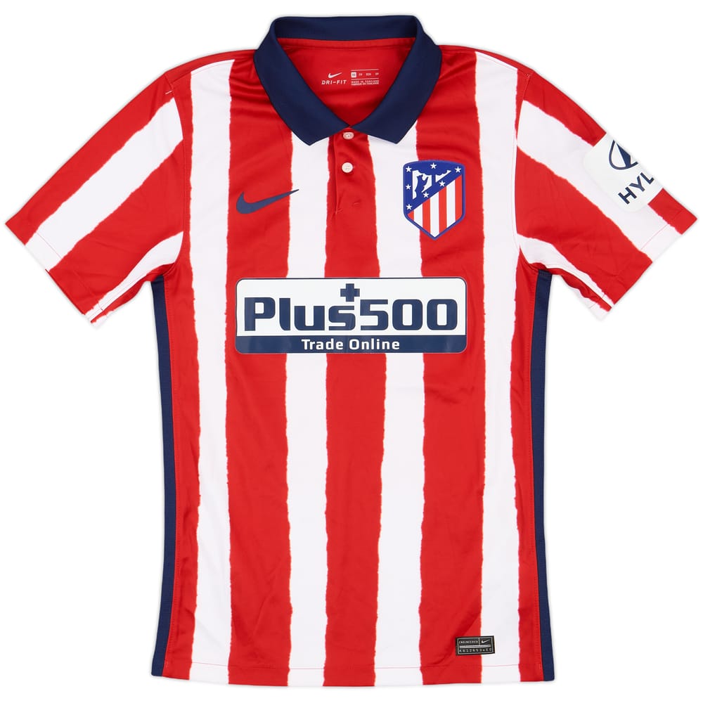 2020-21 Atletico Madrid Home Shirt - 9/10 - (XS)