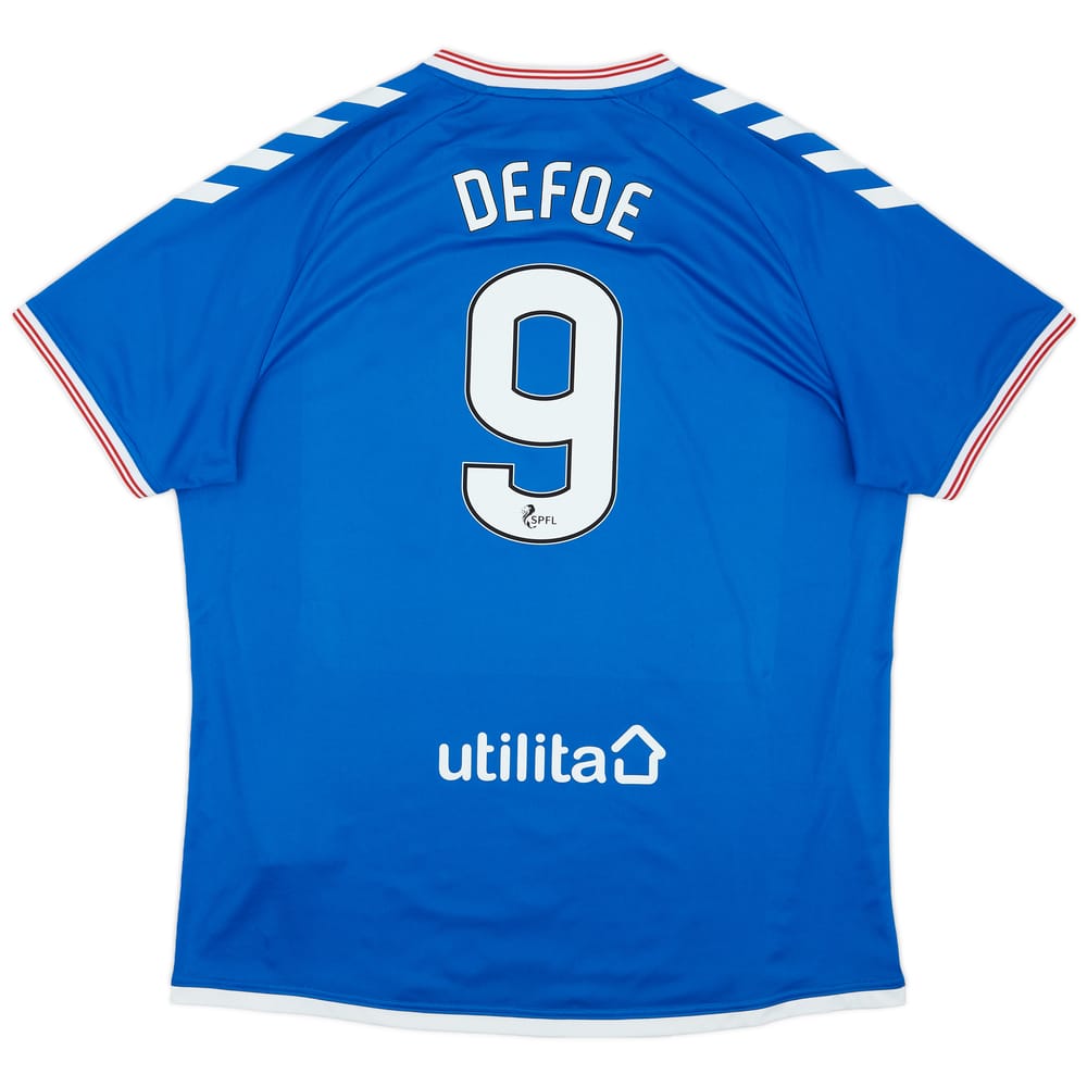 2019-20 Rangers Home Shirt Defoe #9 - 8/10 - (XXL)