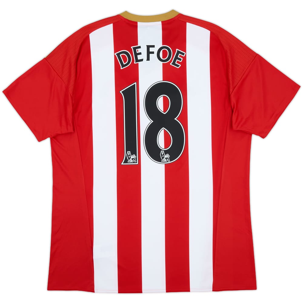 2016-17 Sunderland Home Shirt Defoe #18 (L)