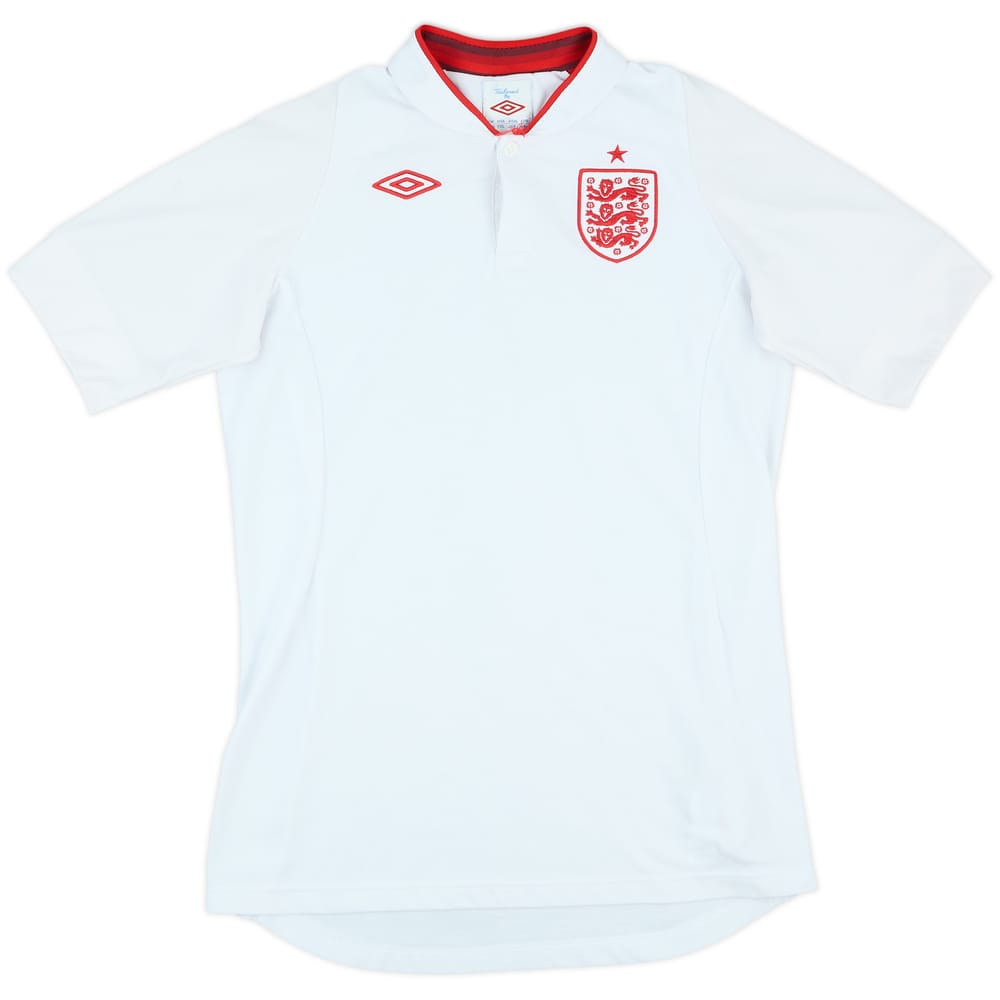 2012-13 England Home Shirt - 7/10 - (XL.Boys)