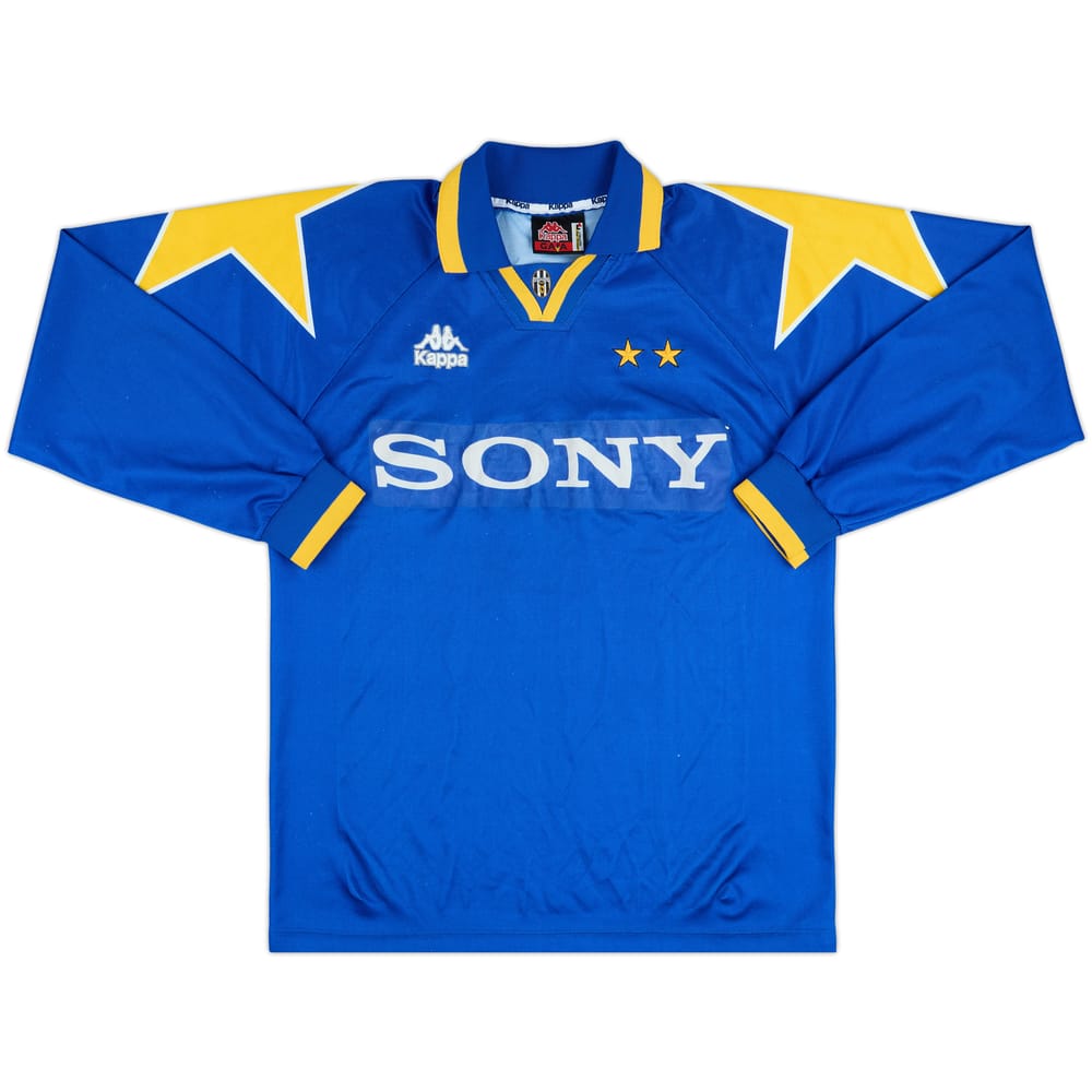 1995-96 Juventus Away L/S Shirt #8 - 6/10 - (L)