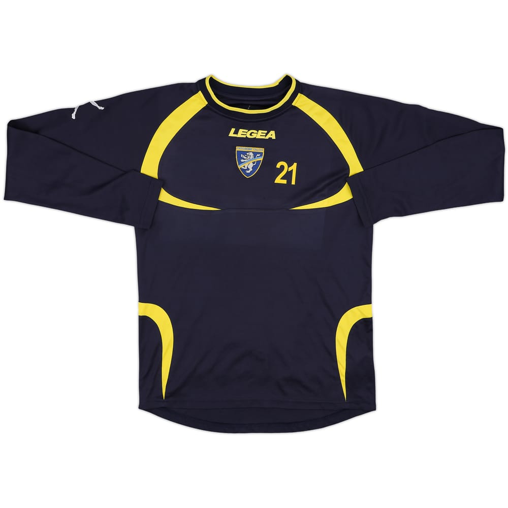 2006-07 Frosinone Legea Player Issue Training L/S Shirt #21 - 8/10 - (L)