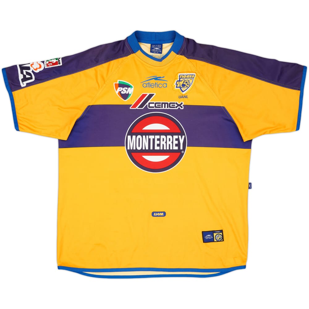 2001-02 Tigres UANL Home Shirt - 8/10 - (XXL)