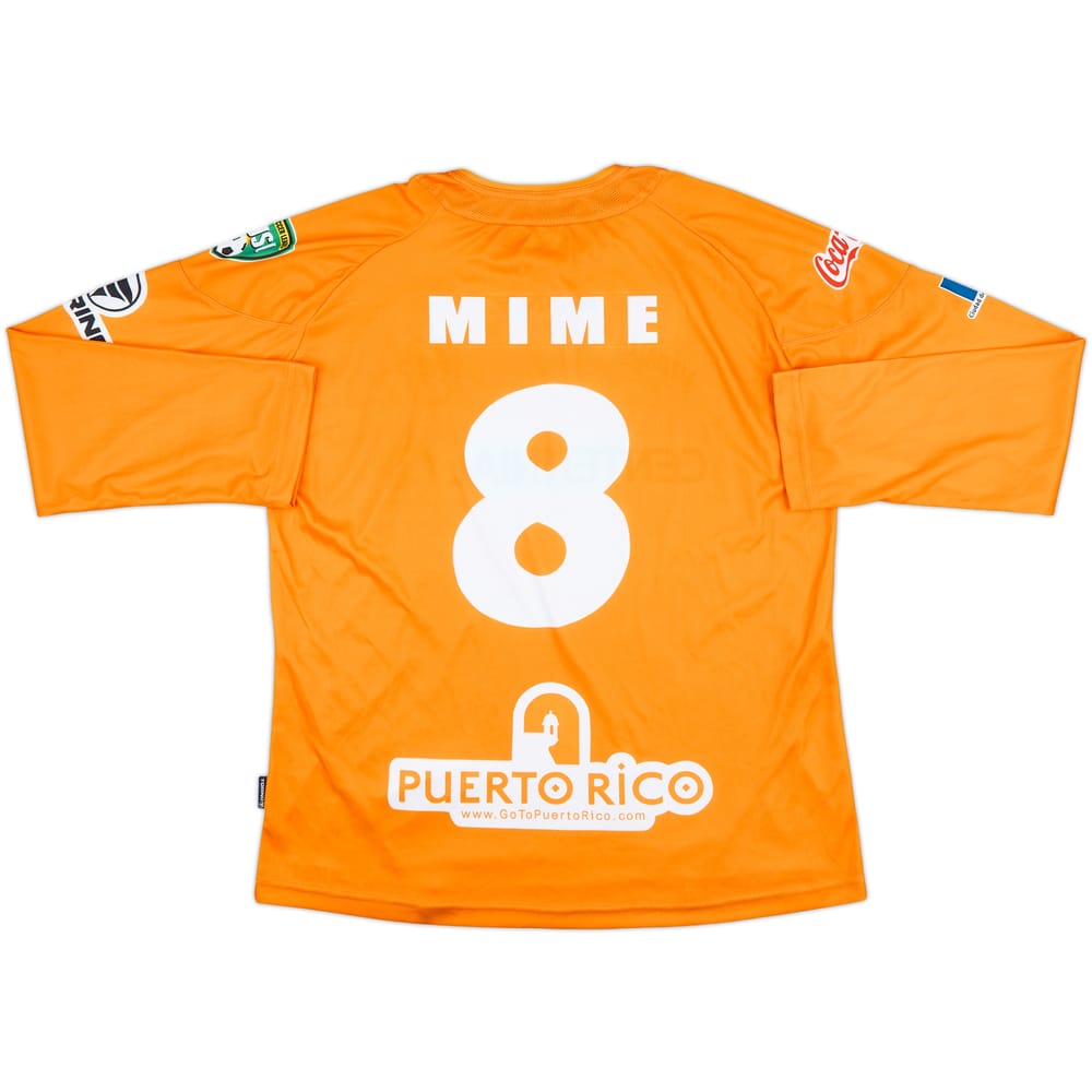 2008 Puerto Rico Islanders Match Issue Home L/S Shirt Mime #8