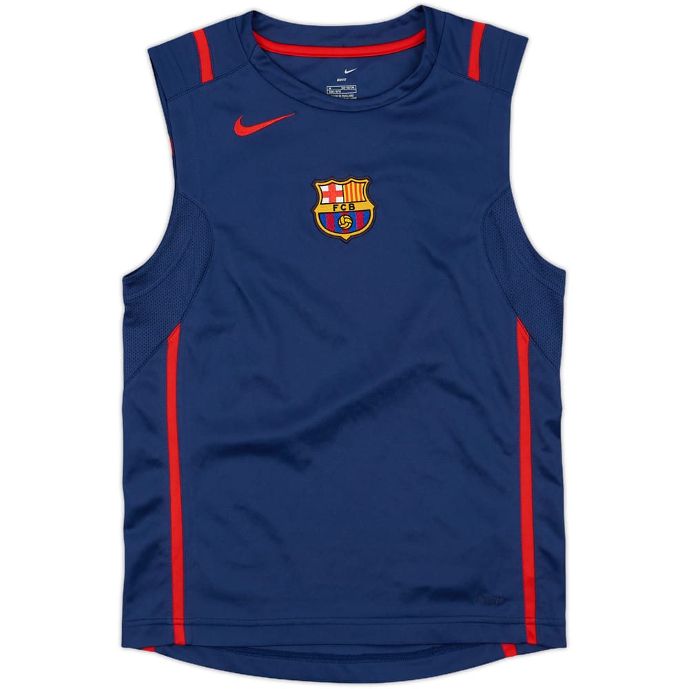 2006-07 Barcelona Nike Training Vest - 8/10 - (M.Boys)