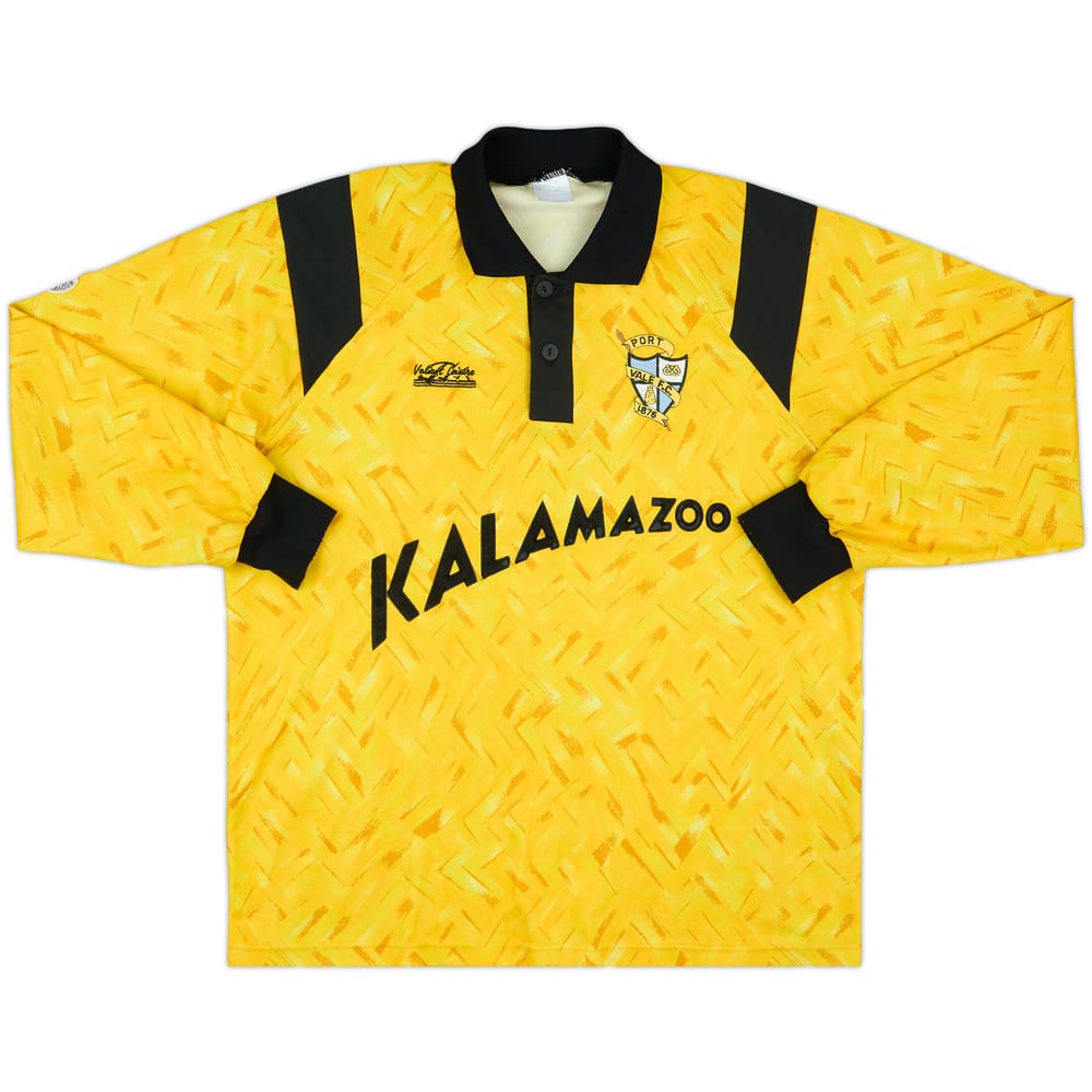 1991-92 Port Vale Match Issue Third L/S Shirt #16