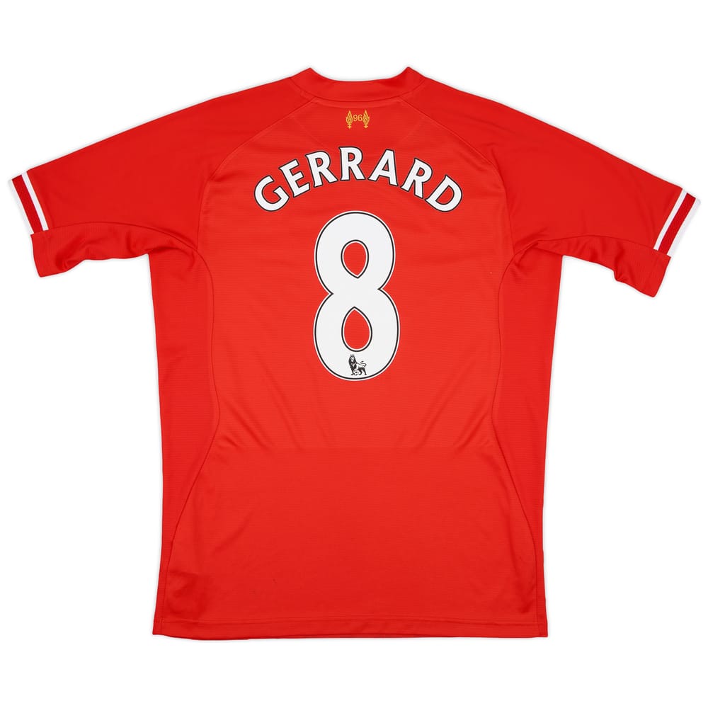 2013-14 Liverpool Home Shirt Gerrard #8
