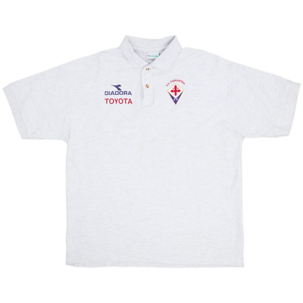2000-01 Fiorentina Diadora Polo Shirt - 8/10 - (XL)