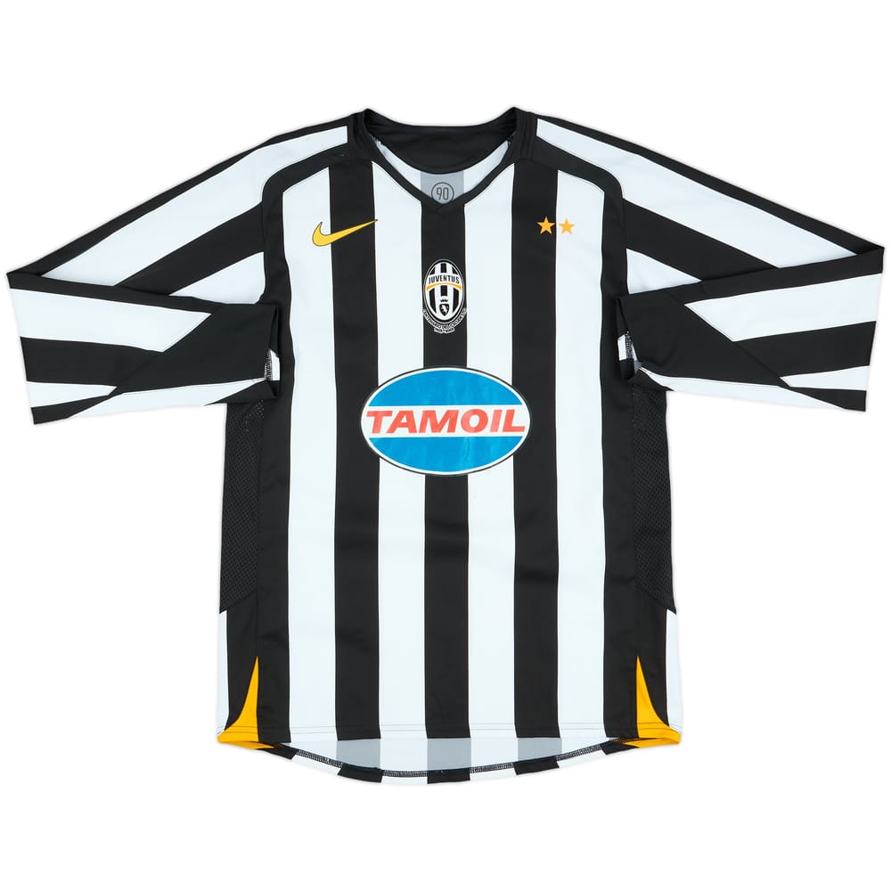 2005-06 Juventus Match Issue Home L/S Shirt #14