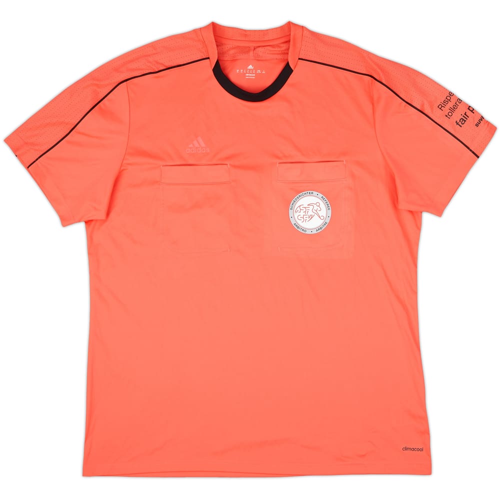 2015-16 Switzerland adidas Referee Shirt - 9/10 - (XL)