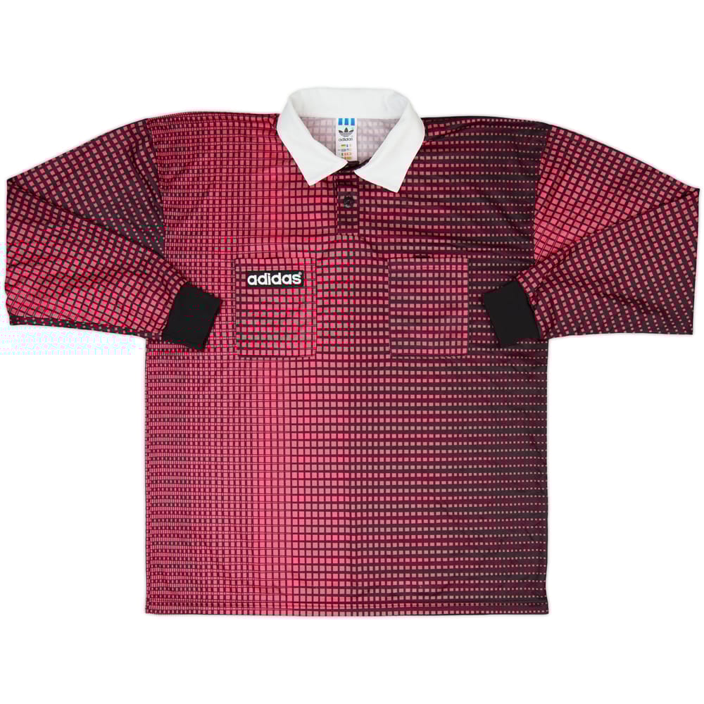1990s adidas Referee Template L/S Shirt - 10/10 - (L)