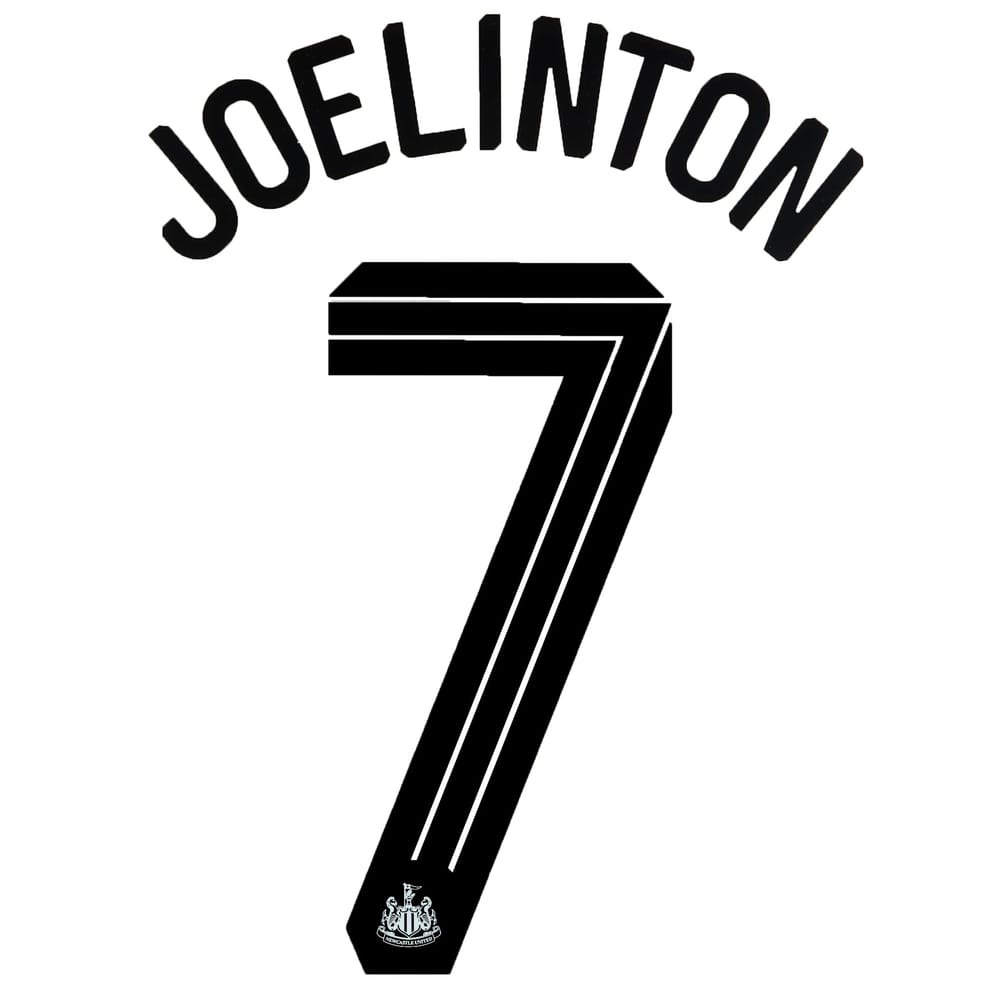 2024-25 Newcastle United Cup Joelinton #7 Name Set