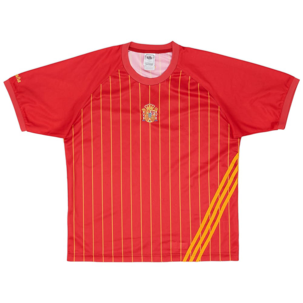2006-07 Spain 'Euro 2006' adidas Training Shirt - 9/10 - (L)
