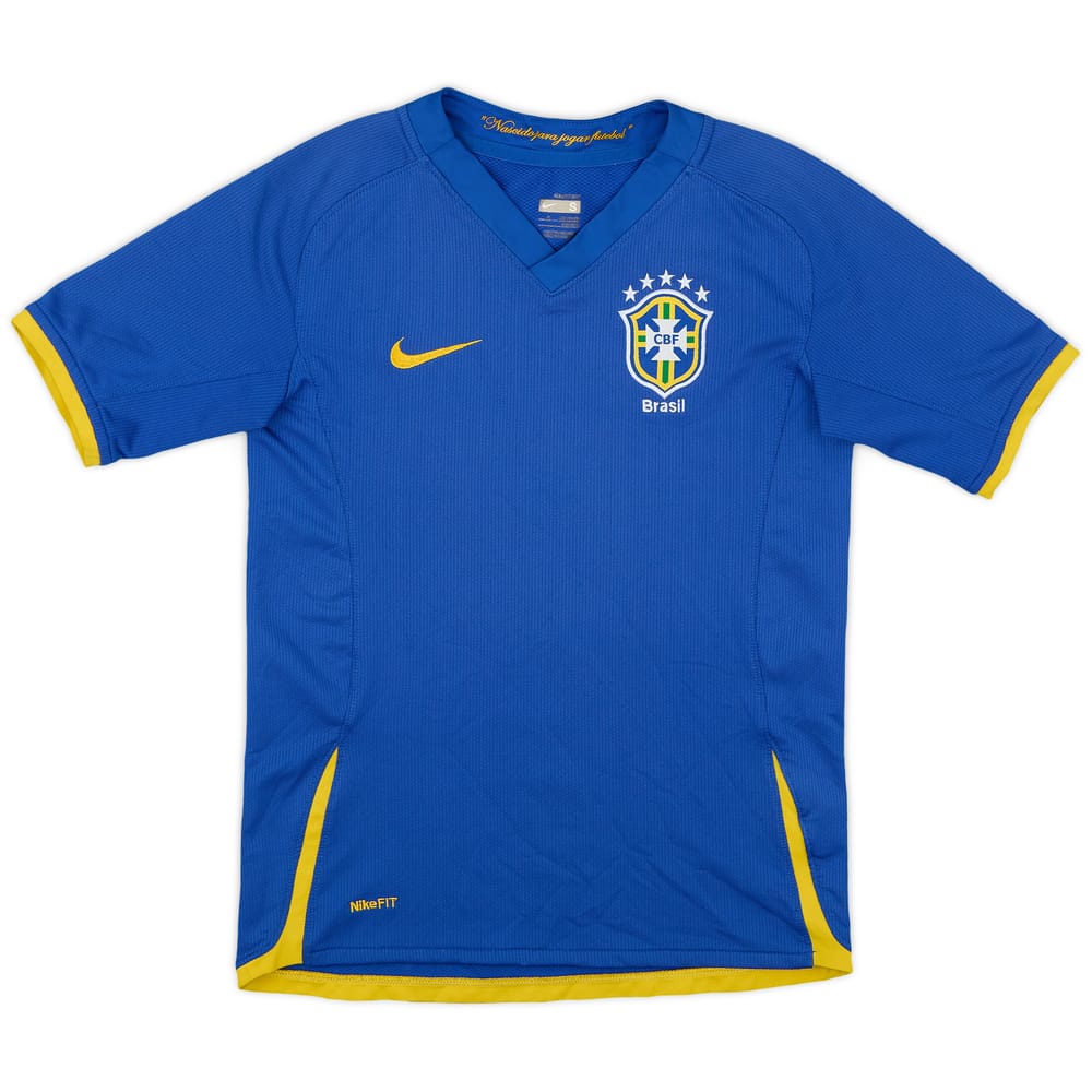 2008-10 Brazil Away Shirt - 8/10 - (S.Boys)