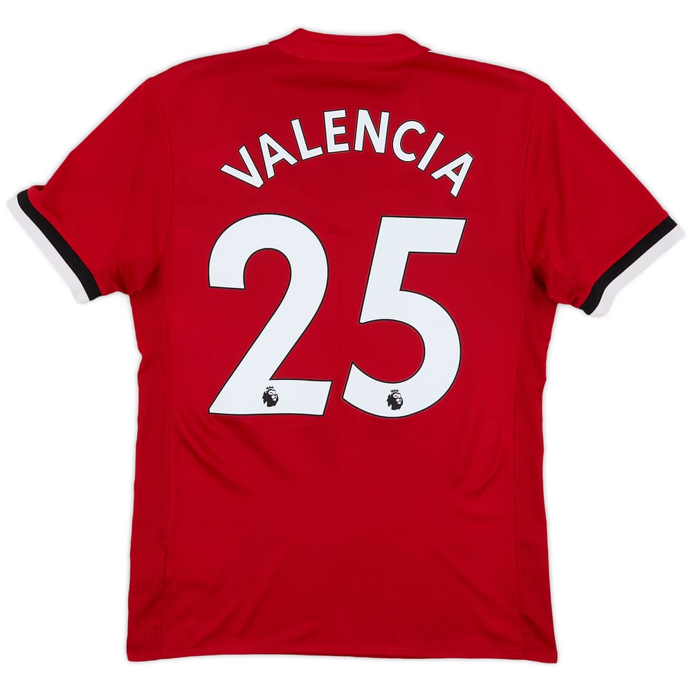 2017-18 Manchester United Home Shirt Valencia #25 - 8/10 - (S)