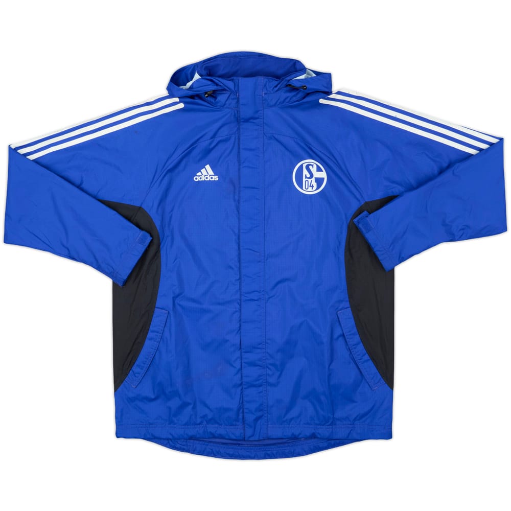 2002-03 Schalke adidas Hooded Rain Jacket - 7/10 - (M)