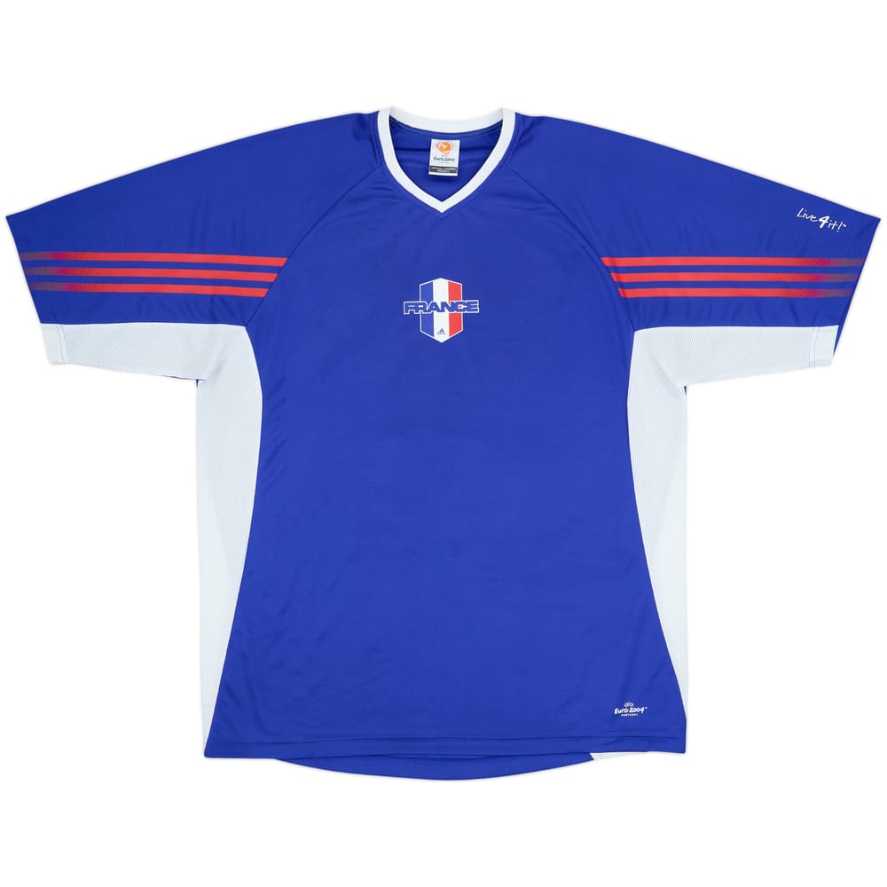 2004-05 France adidas Euros Training Shirt - 10/10 - (L)