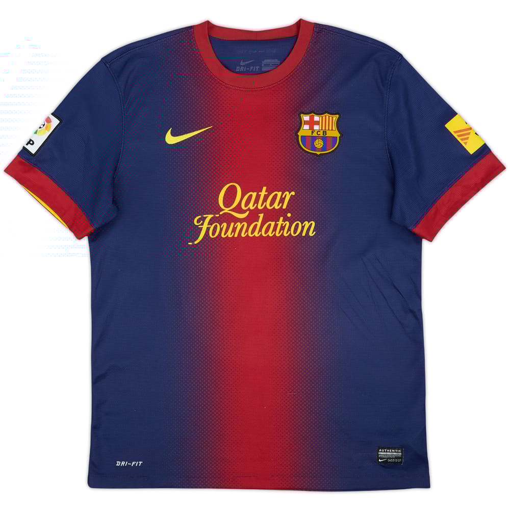 2012-13 Barcelona Home Shirt - 4/10 - (M)