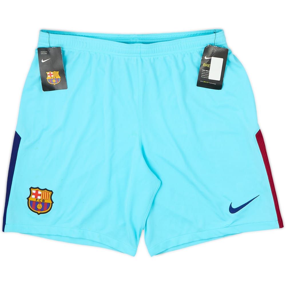 2017-18 Barcelona Away Shorts (L)