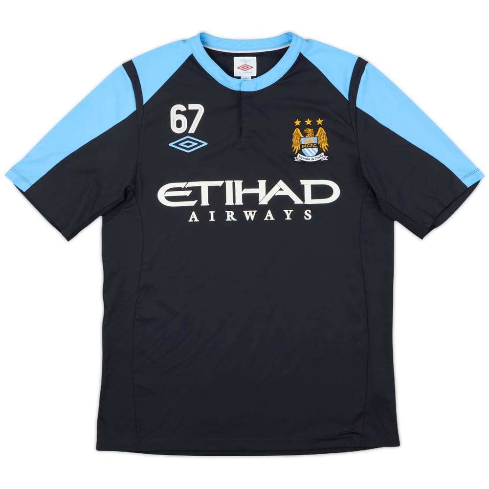 2009-10 Manchester City Umbro Player Issue Training Shirt #67 - 7/10 - (L)