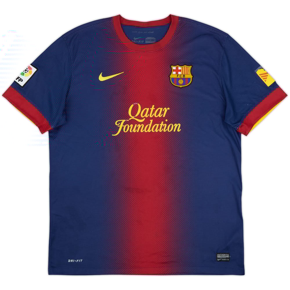 2012-13 Barcelona Home Shirt - 4/10 - (L)