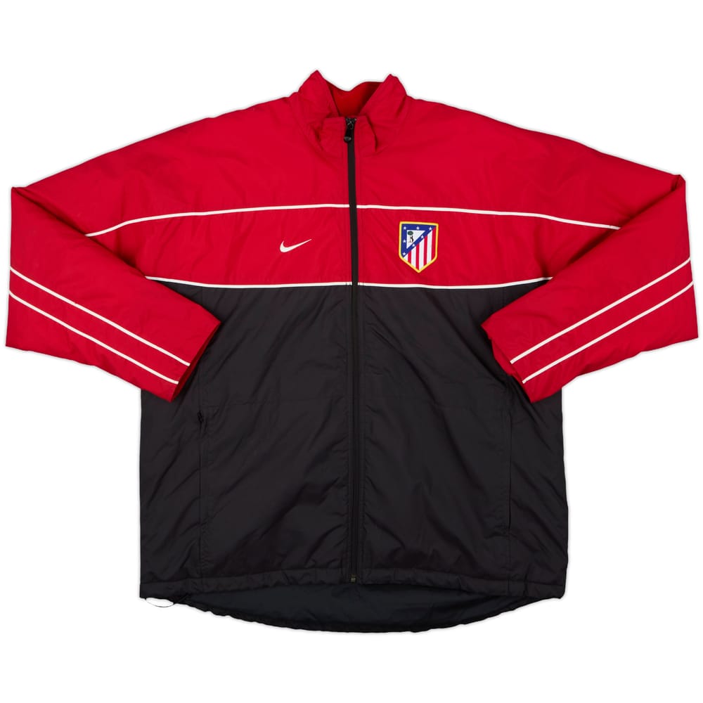 2001-02 Atletico Madrid Nike Padded Bench Coat - 8/10 - (L)