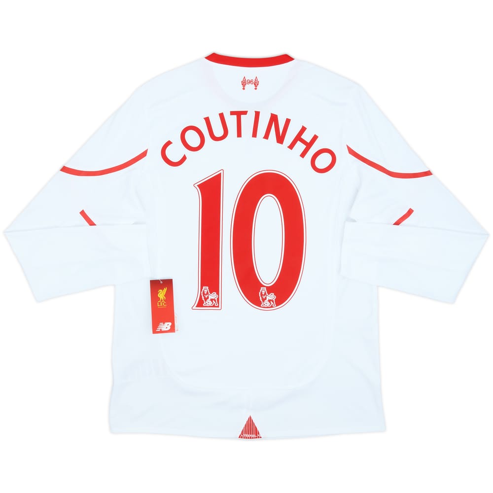 2015-16 Liverpool Away L/S Shirt Coutinho #10 (S)