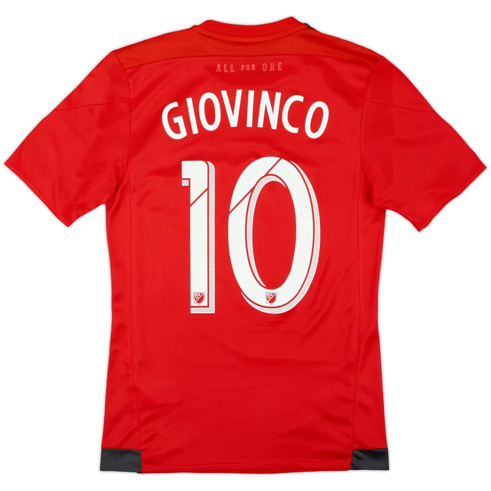 Camiseta auténtica de local del Toronto 2015-16 Giovinco #10 - 9/10 - (Mujeres S)