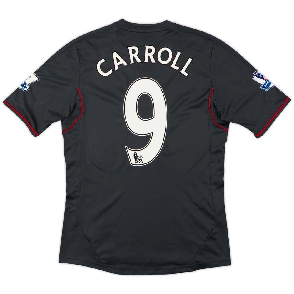 2011-12 Liverpool Away Shirt Carroll #9 - 8/10 - (S)
