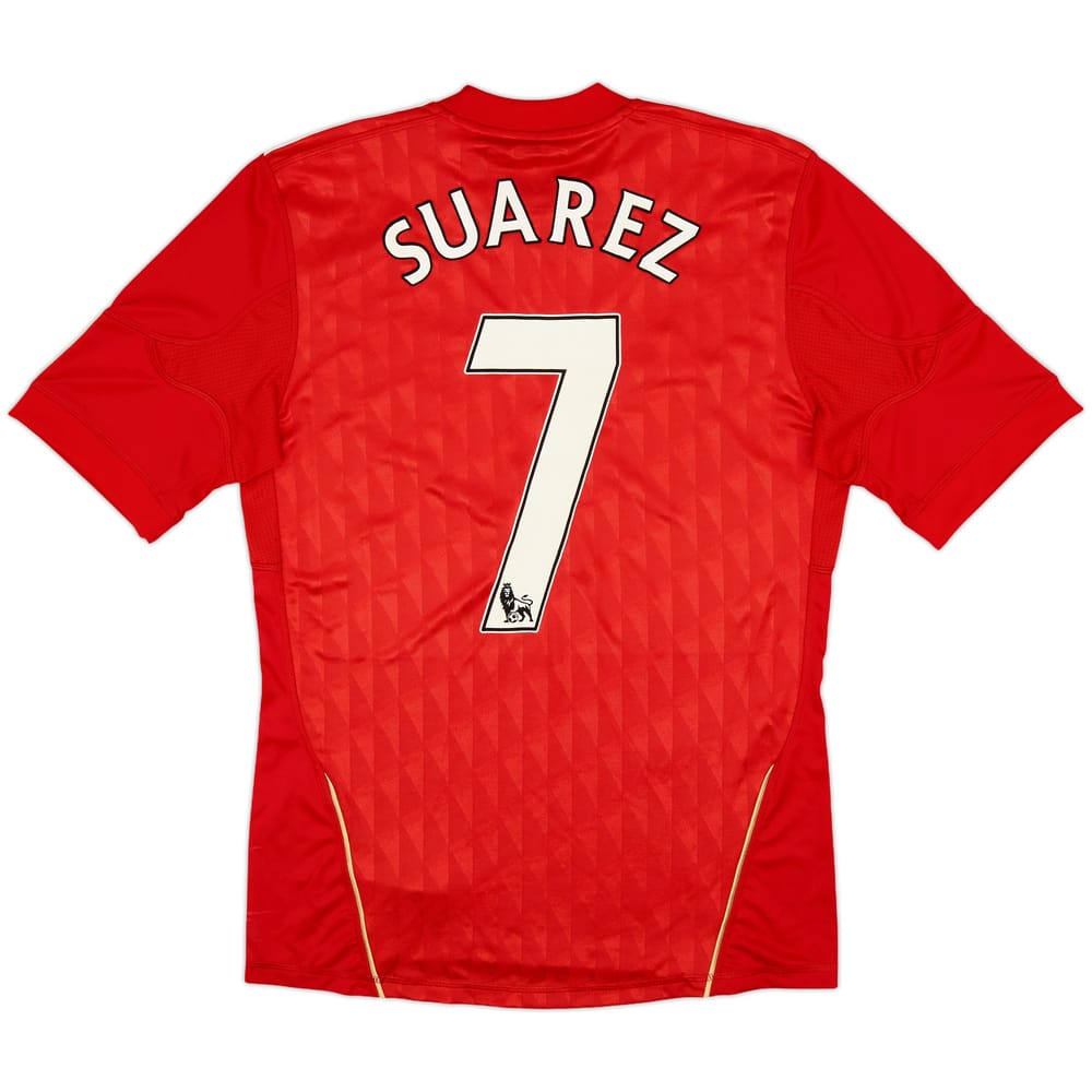 2010-12 Liverpool Home Shirt Suarez #7 - 8/10 - (S)