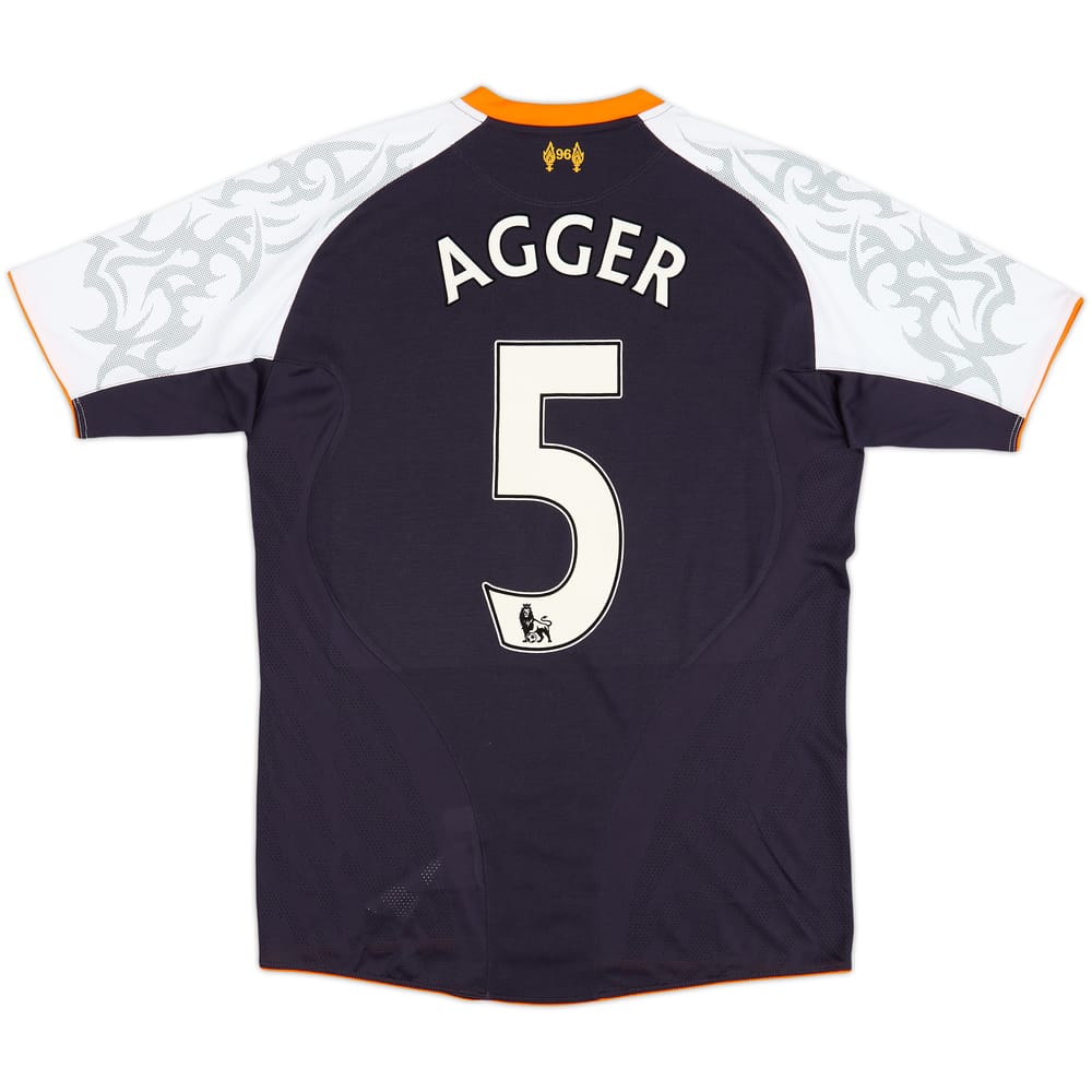 2012-13 Liverpool Third Shirt Agger #5 - 9/10 - (S)