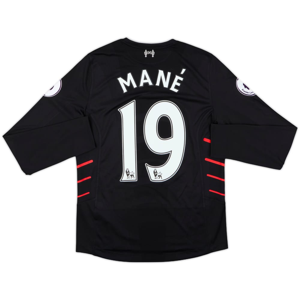 2016-17 Liverpool Away L/S Shirt Mane #19 - 5/10 - (S)