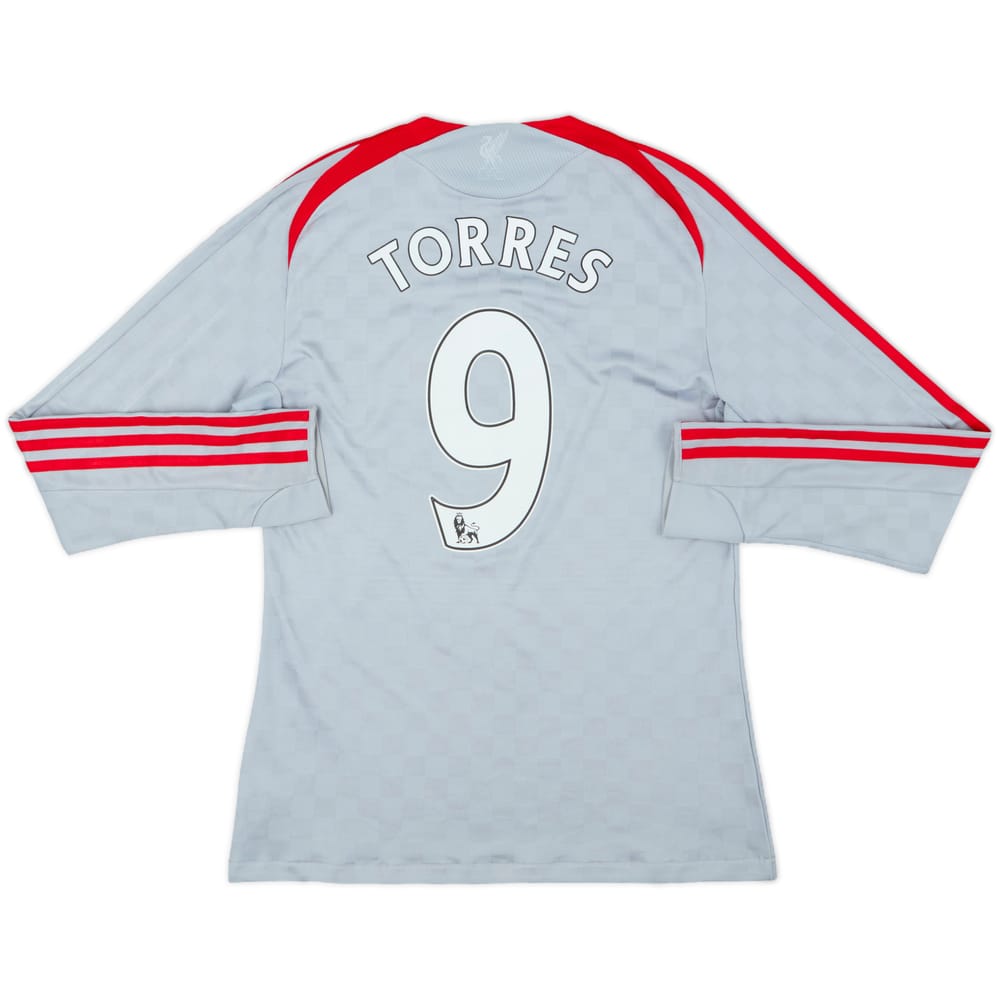 2008-09 Liverpool Away L/S Shirt Torres #9 - 6/10 - (S)