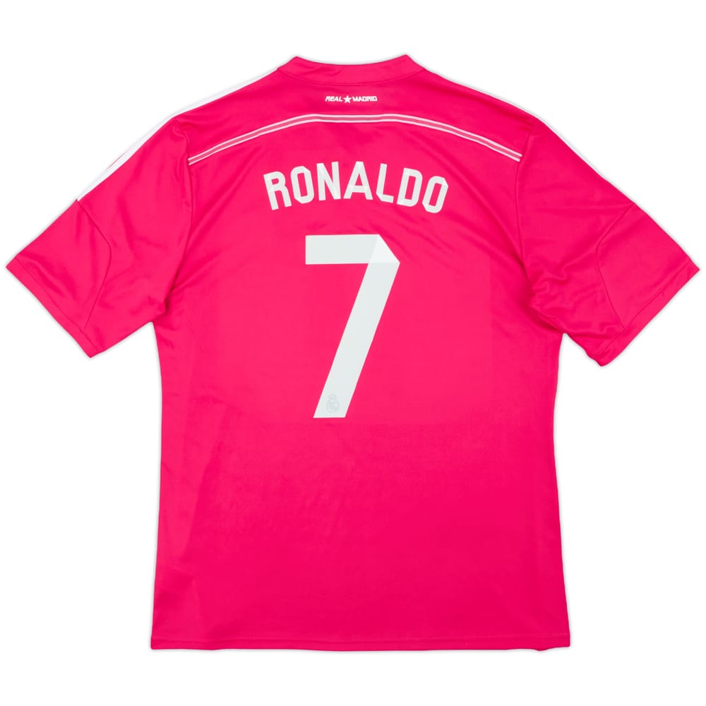 2014-15 Real Madrid Away Shirt Ronaldo #7 - 8/10 - (XL)