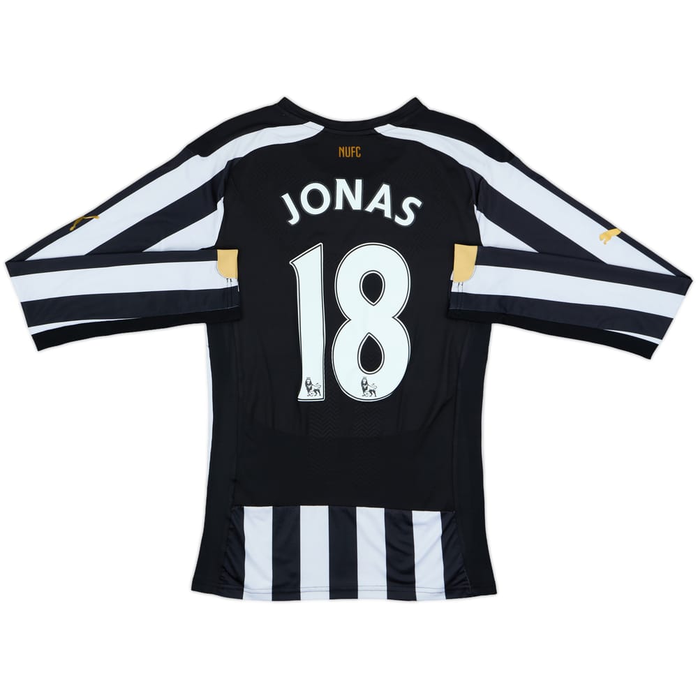 2014-15 Newcastle Player Issue ACTV Fit Home L/S Shirt Jonas #18 - 7/10 - (L)