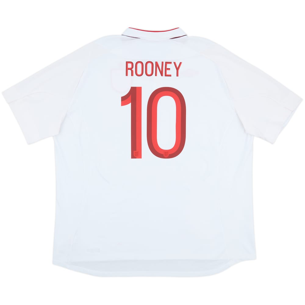 2012-13 England Home Shirt Rooney #10 - 8/10 - (4XL)