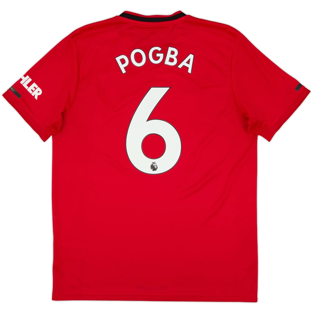 2019-20 Manchester United Home Shirt Pogba #6 - 9/10 - (L)