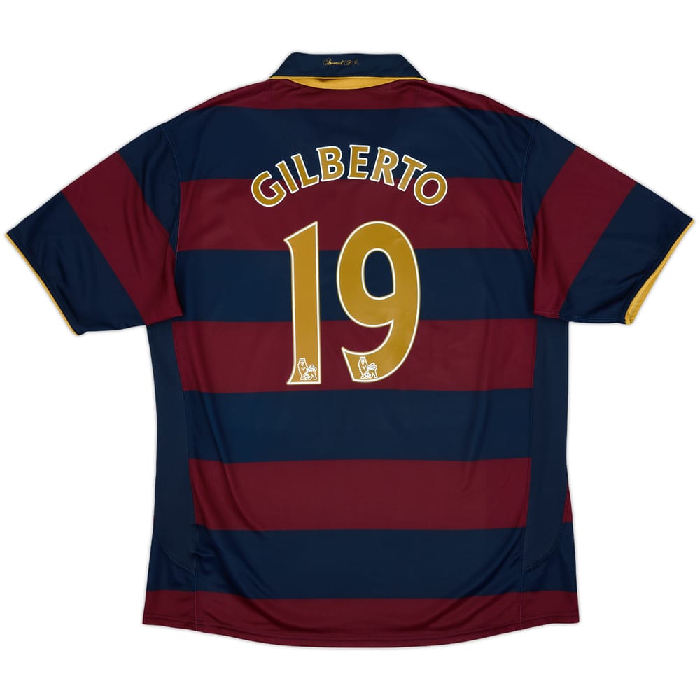 2007-08 Arsenal Third Shirt Gilberto #19 - 9/10 - (XL)
