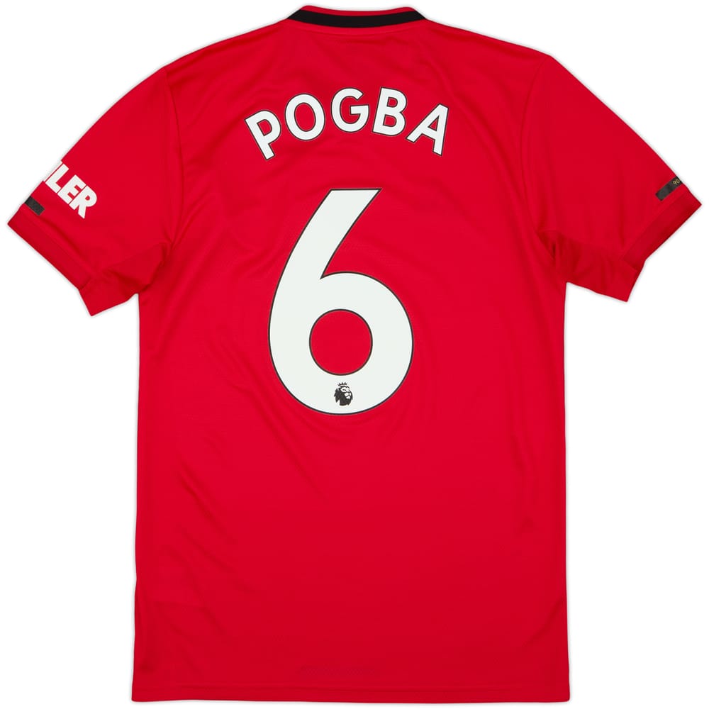 2019-20 Manchester United Home Shirt Pogba #6 - 9/10 - (S)