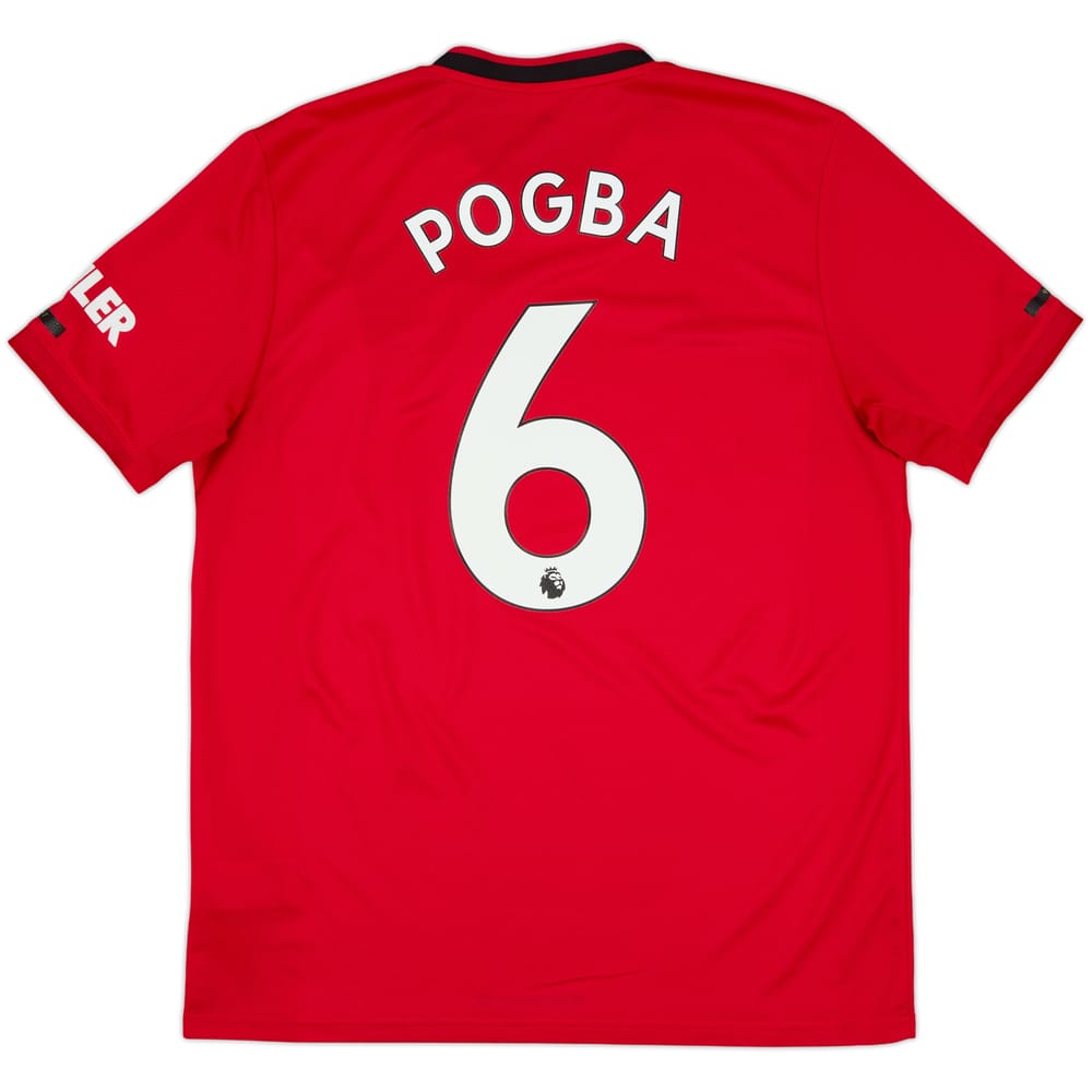 2019-20 Manchester United Home Shirt Pogba #6 - 7/10 - (L)
