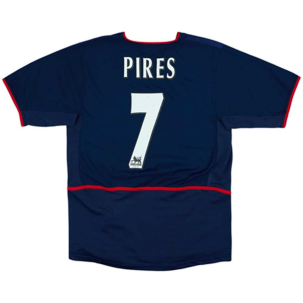 2002-04 Arsenal Away Shirt Pires #7 - 7/10 - (S)