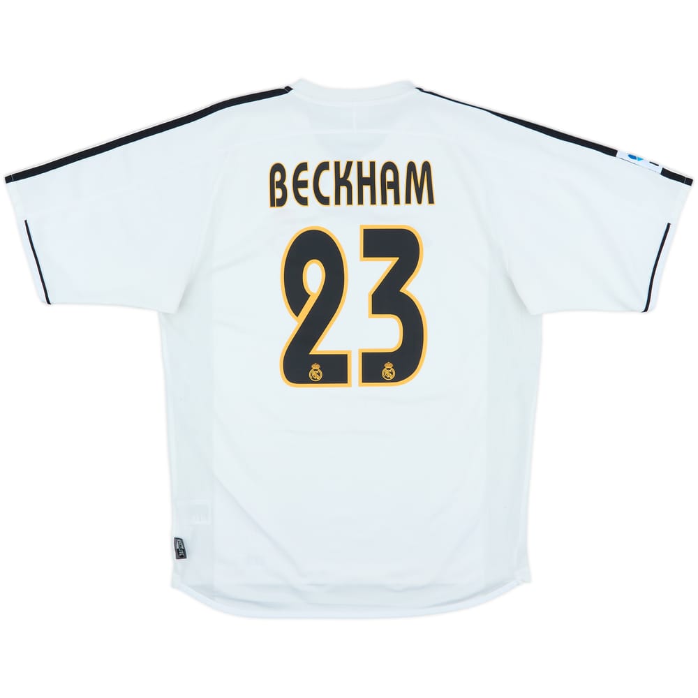 2003-04 Real Madrid Home Shirt Beckham #23 - 6/10 - (M)