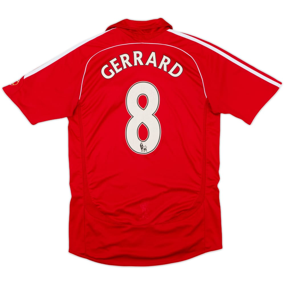 2006-08 Liverpool Home Shirt Gerrard #8 - 5/10 - (S)
