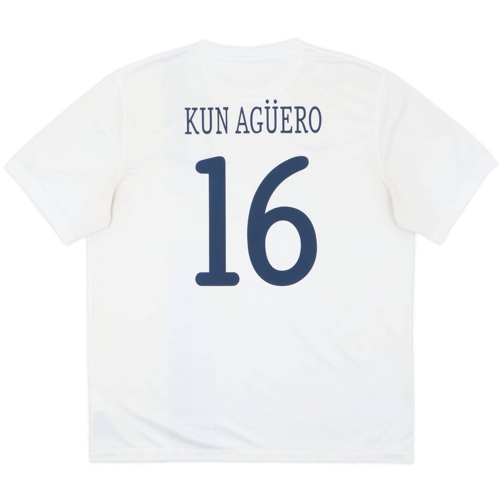 2013-14 Manchester City Third Shirt Kun Aguero #16 - 7/10 - (XL)