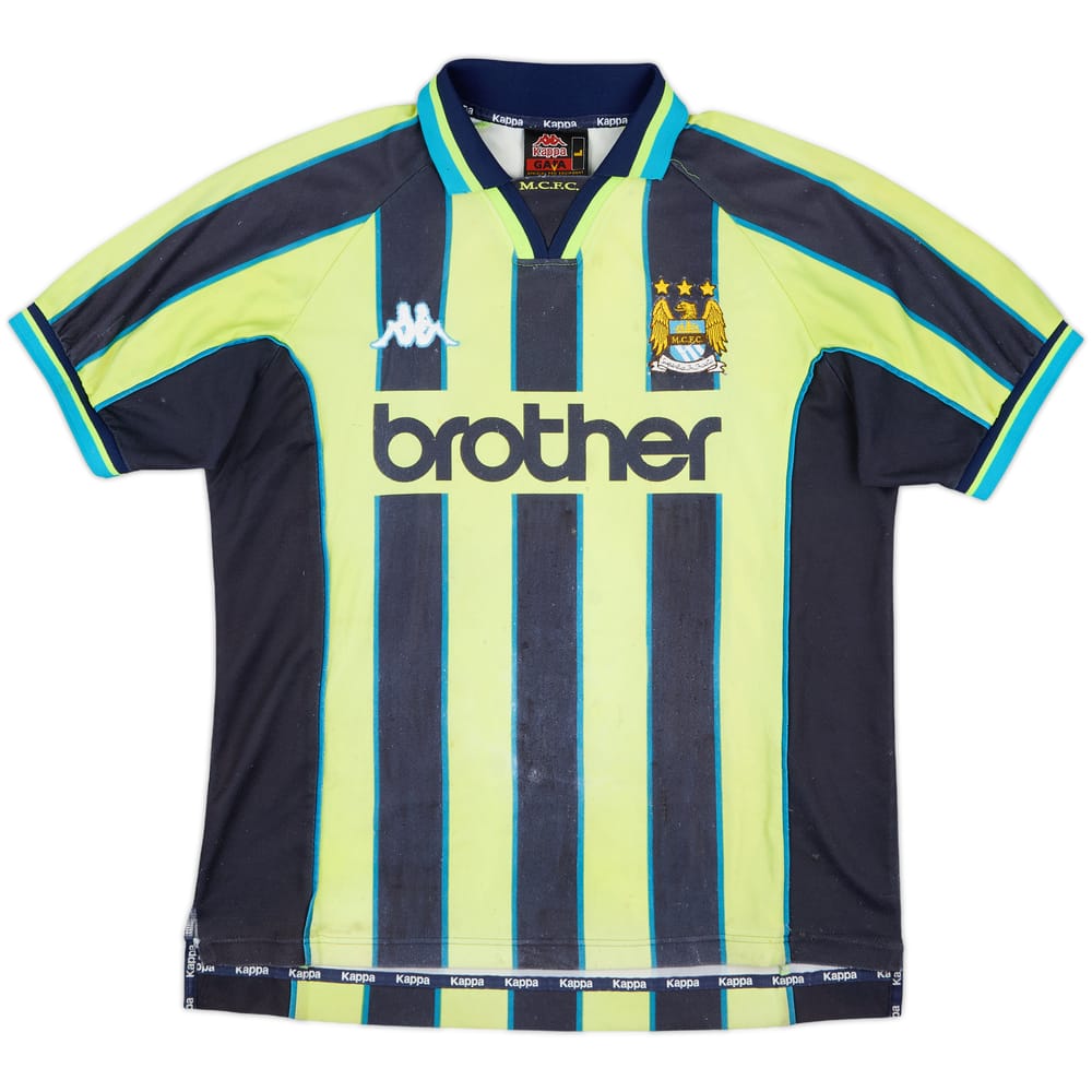 1998-99 Manchester City Away Shirt #9 - 4/10 - (L)