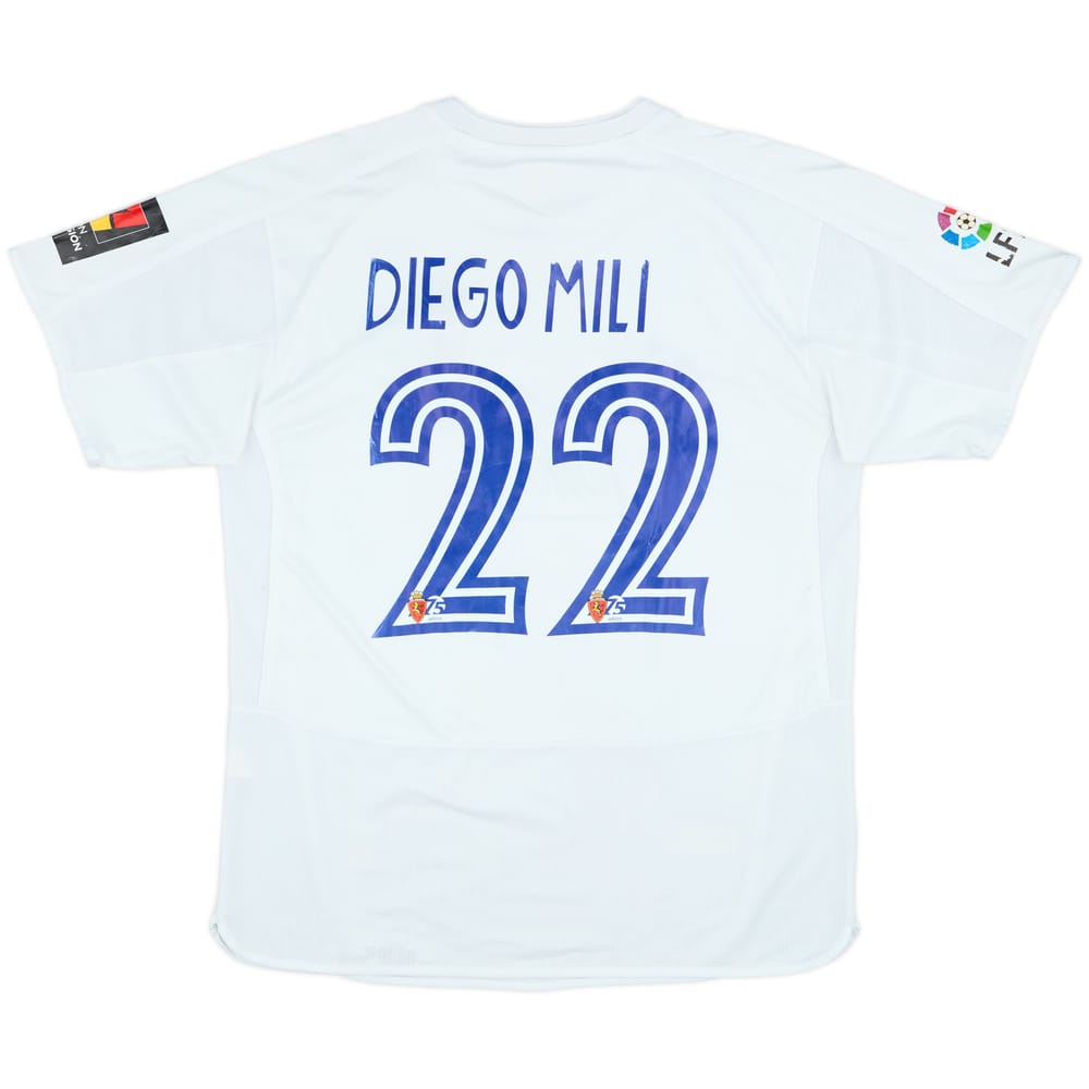 2007-08 Real Zaragoza Home Shirt Diego Milito #22 - 5/10 - (XL)