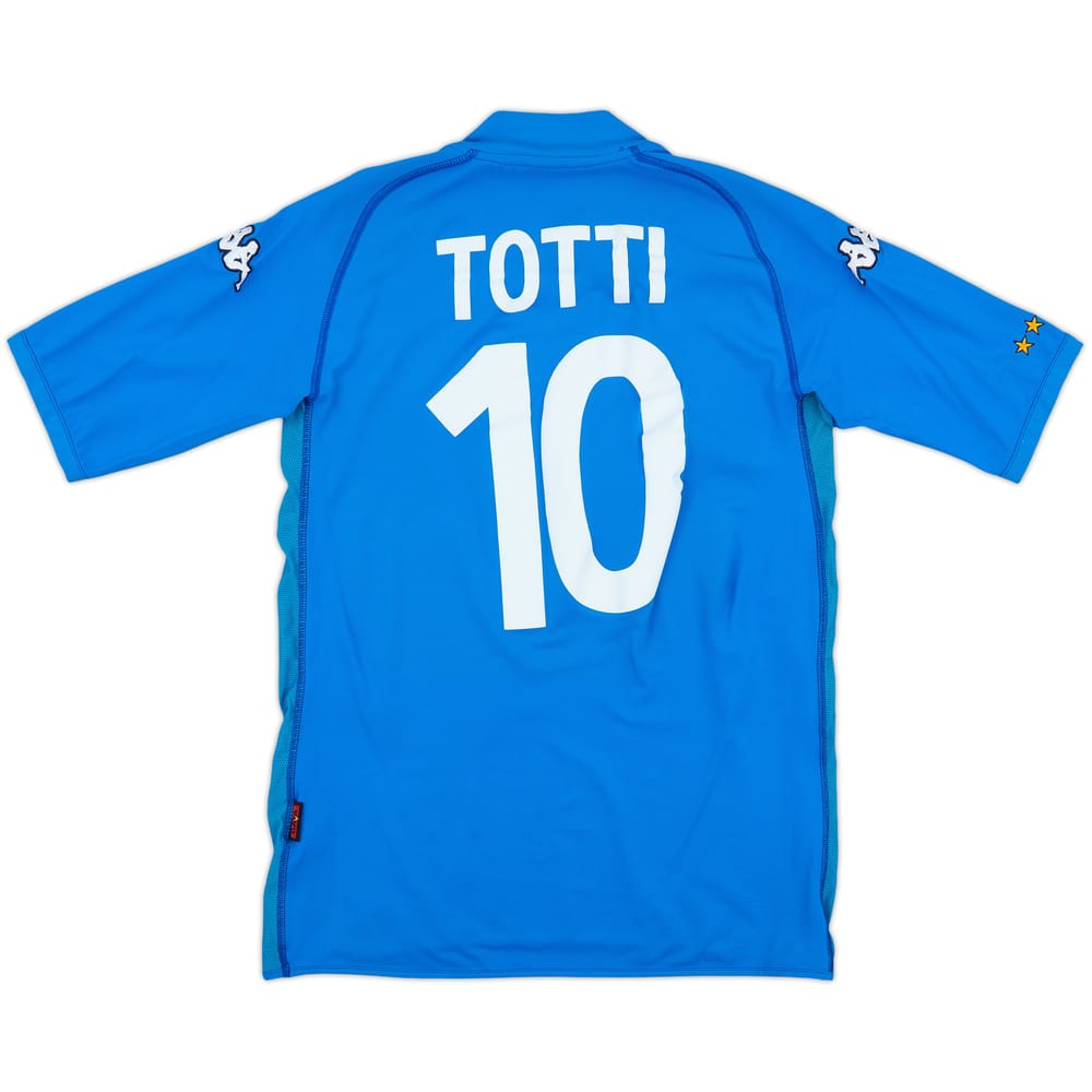 2002 Italy Home Shirt Totti #10 - 6/10 - (M)