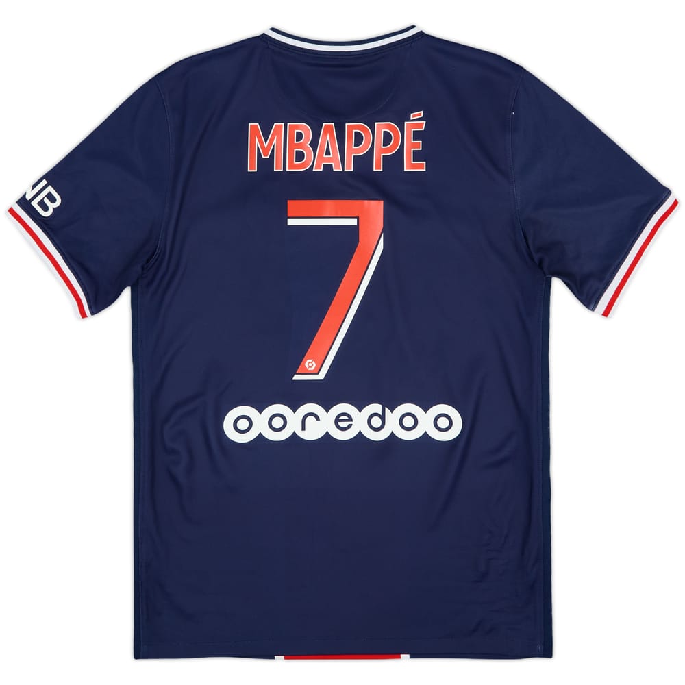 2020-21 Paris Saint-Germain Home Shirt Mbappe #7 - 10/10 - (S)