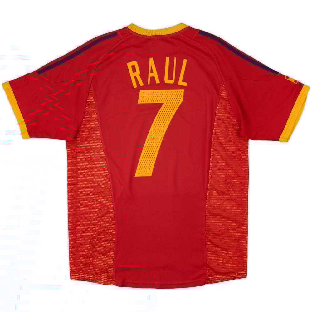 2002-04 Spain Home Shirt Raul #7 - 7/10 - (L)