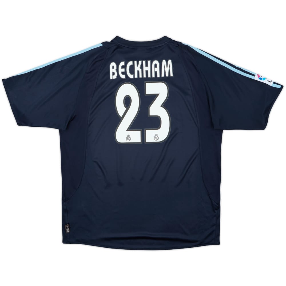 2003-04 Real Madrid Away Shirt Beckham #23 - 7/10 - (XL)